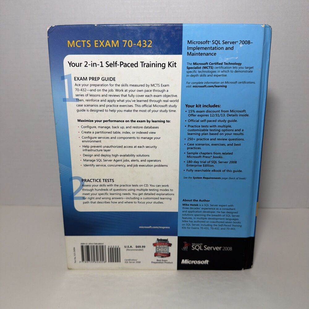 Microsoft Press Training Kit Ser.: Microsoft® SQL Server® 2008 - Implementation… - Picture 2 of 9